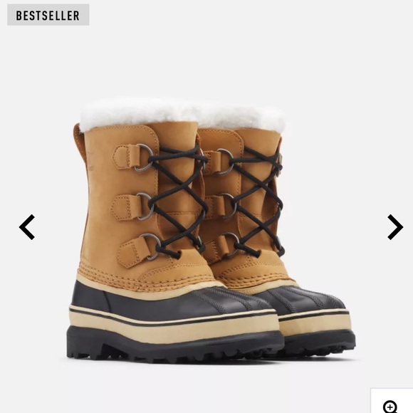 Sorel® Caribou™ YOUTH Suede Lace up Boots Warm winter boots - Picture 4 of 17